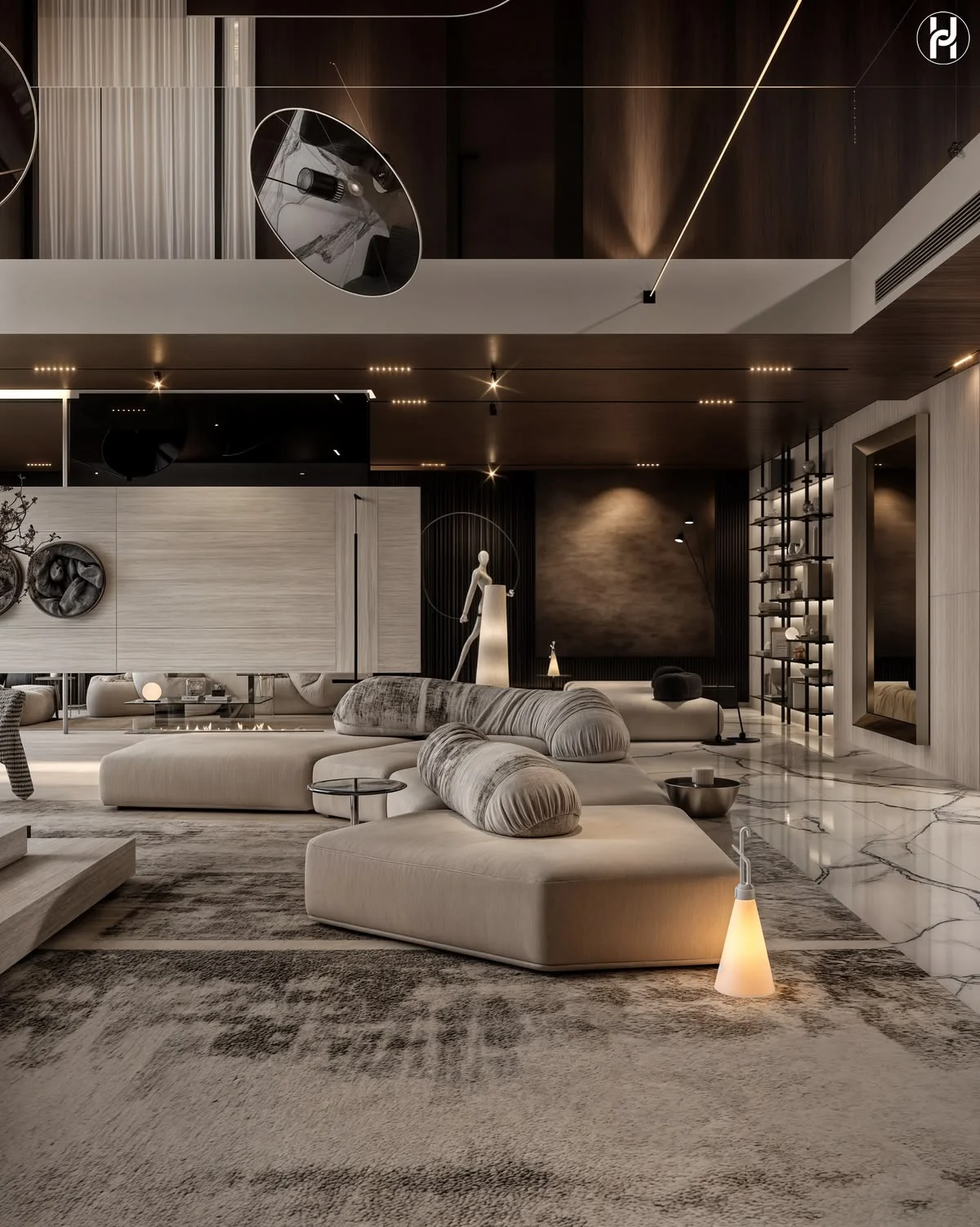 Sukoon Villa warm lounge