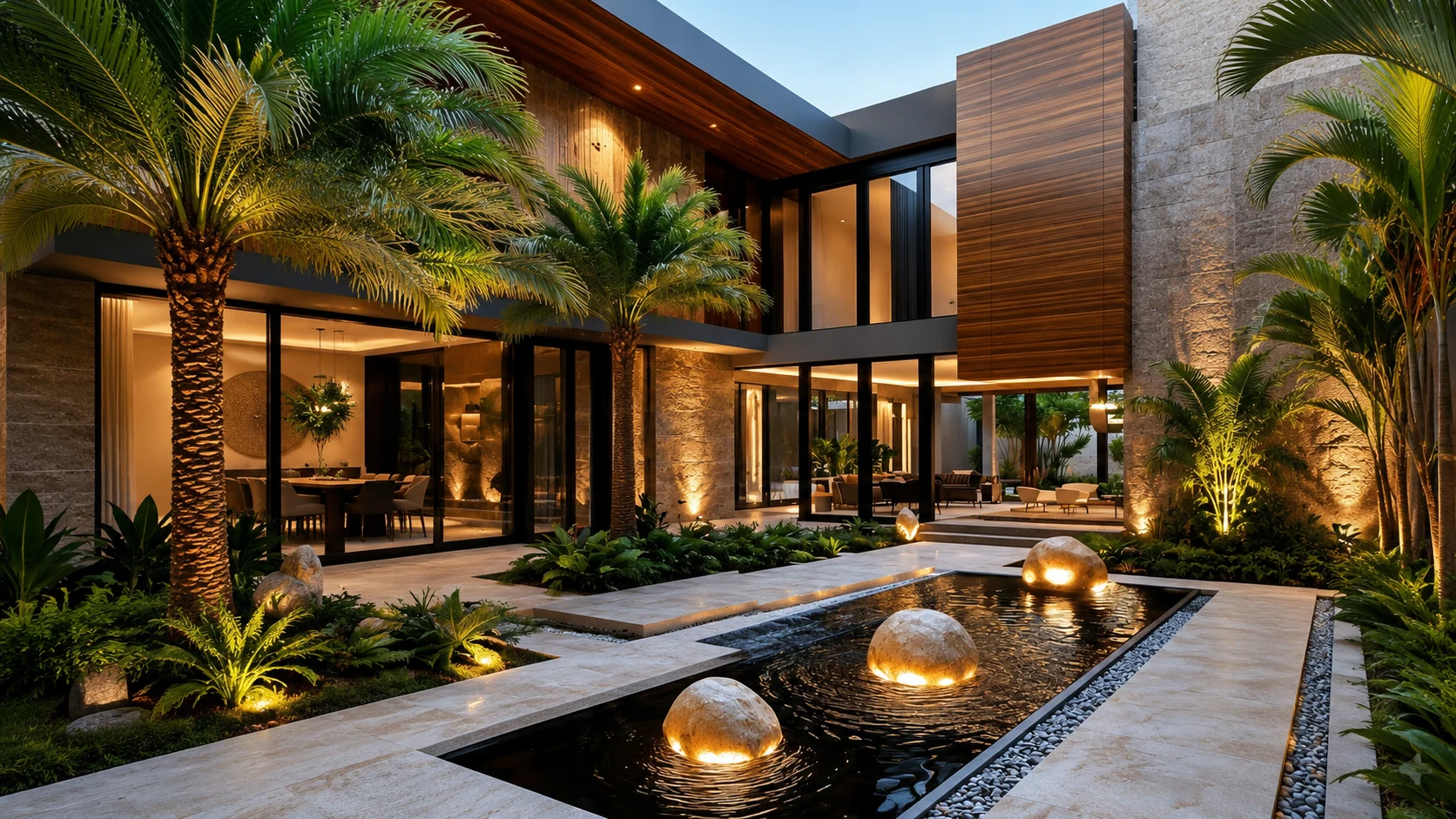 Madhav Bungalow tropical modern residence